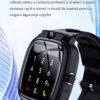 Ceas Smartwatch CerCip Y88 pentru Copii, Sim card 4G, Baterie 48 ore, Localizare GPS, Camera 3MP, Incarcare Wireless, Ecran cu Touch, Apel video, Functie spion, SOS,