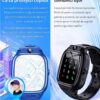 Ceas Smartwatch CerCip Y88 pentru Copii, Sim card 4G, Baterie 48 ore, Localizare GPS, Camera 3MP, Incarcare Wireless, Ecran cu Touch, Apel video, Functie spion, SOS,