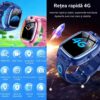 Ceas Smartwatch CerCip Y88 pentru Copii, Sim card 4G, Baterie 48 ore, Localizare GPS, Camera 3MP, Incarcare Wireless, Ecran cu Touch, Apel video, Functie spion, SOS,