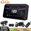 Navigatie MOTO CerCip MT9, Carplay/Android Auto, Octa-Core, GPS, IP67 Rezistenta apa, Camere 2K, Senzori presiune roti, Wifi, BSD, 6'25 inch, Touch, Mirror Link