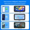 Navigatie MOTO CerCip MT9, Carplay/Android Auto, Octa-Core, GPS, IP67 Rezistenta apa, Camere 2K, Senzori presiune roti, Wifi, BSD, 6'25 inch, Touch, Mirror Link