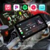 Navigatie MOTO CerCip MT9, Carplay/Android Auto, Octa-Core, GPS, IP67 Rezistenta apa, Camere 2K, Senzori presiune roti, Wifi, BSD, 6'25 inch, Touch, Mirror Link