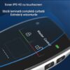 Cheie Auto Smart cu Display CerCip 799 Negru, Activare Keyless Entry, 4 butoane, LCD cu touchscreen