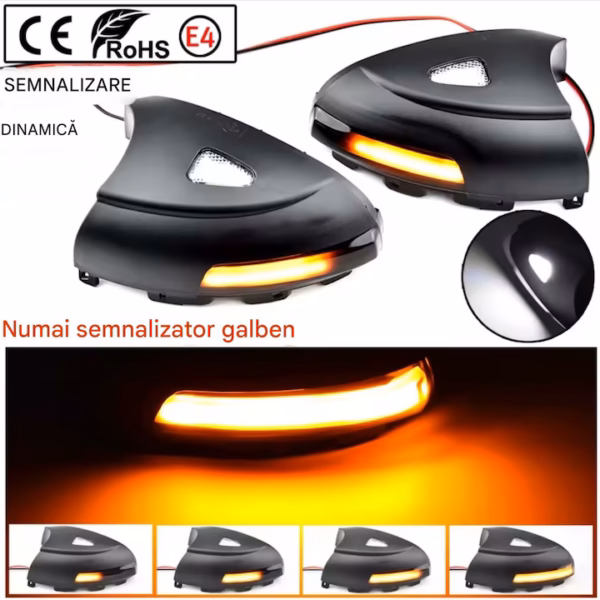 res_1741e217dadf3ab9db1cda0a2a481766 Set 2 semnalizari dinamice oglinda VOLKSWAGEN Tiguan MK1 5N 2008-2016, Sharan 7N, SKODA Yeti 5L 2010-2016, Seat Alhambra 710-711, Cu lumina sub oglinda , Secventiale, Canbus