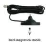 Antena pentru Statie Auto CB, Baza magnetica 88mm, Inaltime 71cm, Lungime cablu 5m, Frecventa 27 Mhz, Compatibila cu orice statie CB