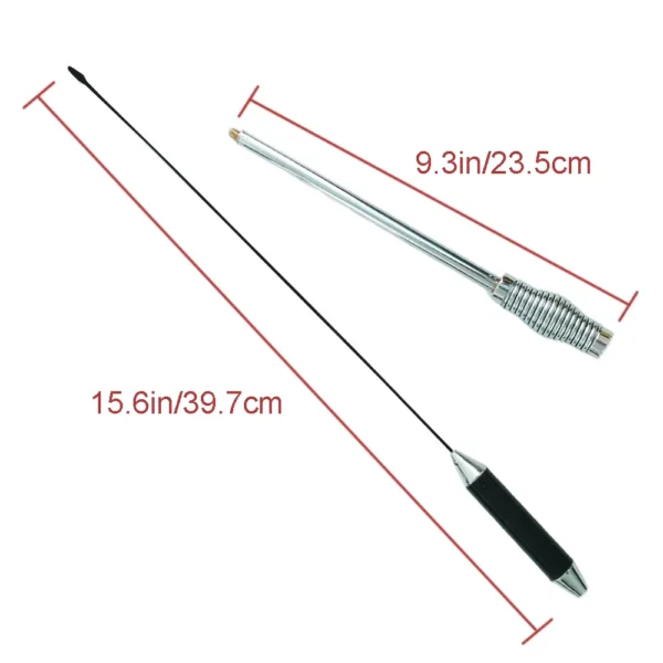 Antena pentru Statie Auto CB, Baza magnetica 88mm, Inaltime 71cm, Lungime cablu 5m, Frecventa 27 Mhz, Compatibila cu orice statie CB