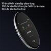 8c9a5ca9-9b8b-42bb-925e-1f3b7f776e68 Cheie Auto Smart cu Display CerCip 818 Negru, Activare Keyless Entry, 4 butoane, LCD cu touchscreen, Smart Car Key