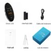 Cheie Auto Smart cu Display CerCip 818 Argintiu, Activare Keyless Entry, 4 butoane, LCD cu touchscreen, Smart Car Key